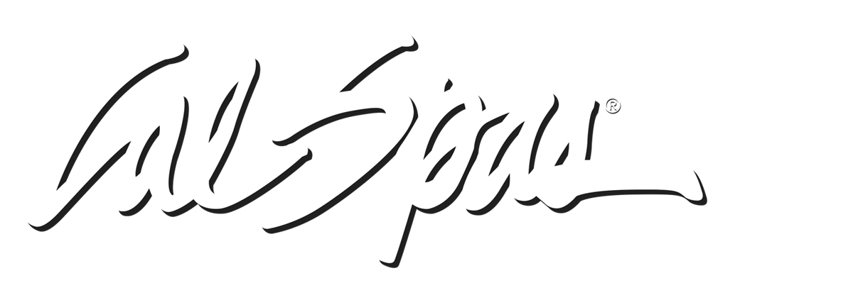 Calspas White logo hot tubs spas for sale Brooklyn Park